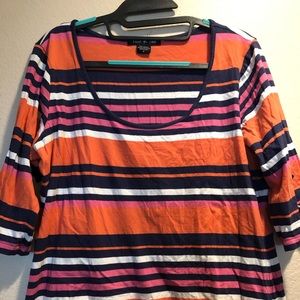 Torrid multi colored twist tee